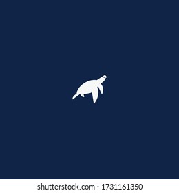Diseño de la plantilla del icono del logotipo de tortuga en la ilustración del vector