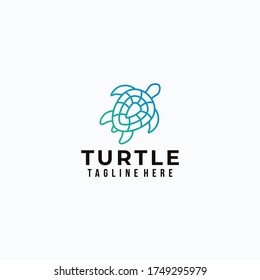 turtle logo icon vector isolated