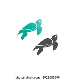 Turtle logo icon vector template illustration design