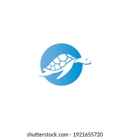 Turtle logo icon vector template illustration design