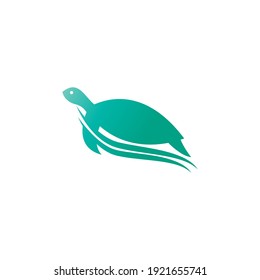 Turtle logo icon vector template illustration design