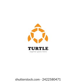 plantilla vectorial del icono del logotipo de la tortuga.