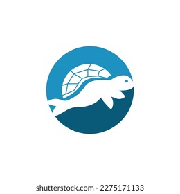Turtle Logo Image Vector Illustration