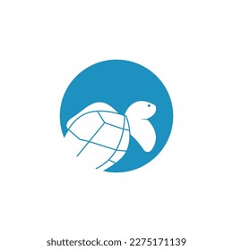 Turtle Logo Image Vector Illustration