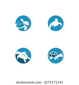 Turtle Logo Image Vector Illustration