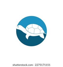 Turtle Logo Image Vector Illustration