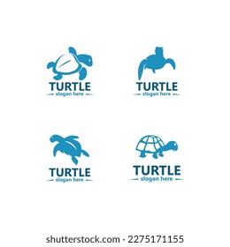 Turtle Logo Image Vector Illustration