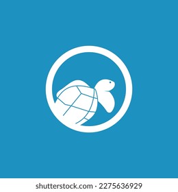 Turtle Logo Image Vector Illustration