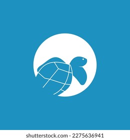 Turtle Logo Image Vector Illustration
