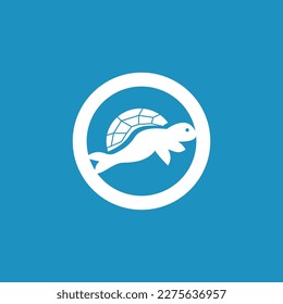Turtle Logo Image Vector Illustration