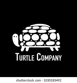 Turtle logo, silhouette for your design