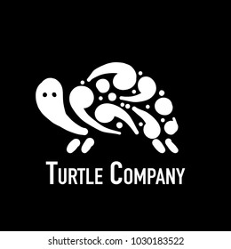 Turtle logo, silhouette for your design