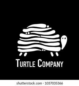 Turtle logo, silhouette for your design