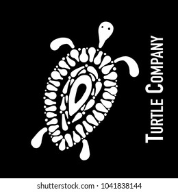 Turtle logo, silhouette for your design