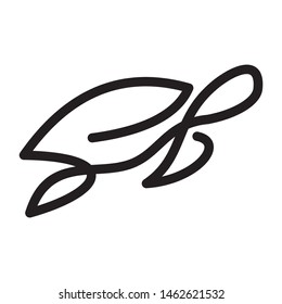 turtle logo, simple, clean and elegant