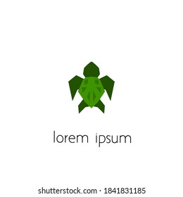 turtle logo, a simple logo concept for design purposes.
