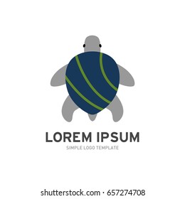 Turtle logo template