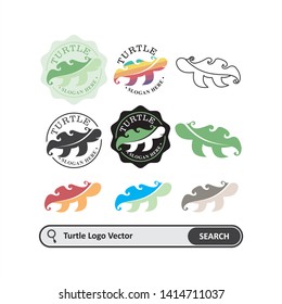 Turtle Logo Template, Colorful. can use for landing page, template, ui, web, mobile app, poster, banner, flyer, stickers. EPS 10