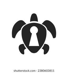 Turtle logo template Isolated. Brand Identity. Icon Abstract Vector graphic