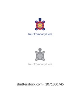 turtle logo vector
