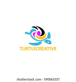 turtle logo vector