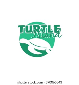 turtle logo vector