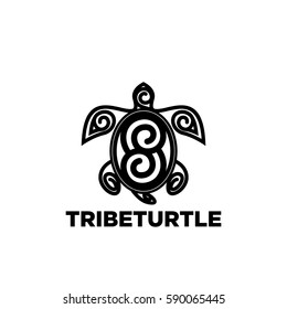 turtle logo vector