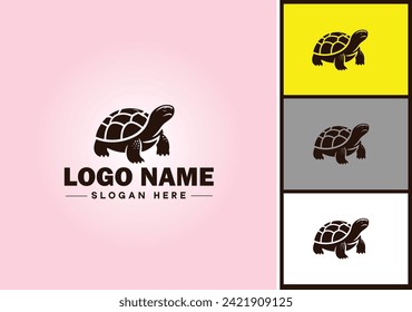 Turtle logo vector art icon graphics for company brand tortoise icon Turtle logo template