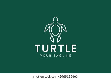 turtle logo vector icon illustration