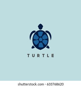 Turtle Logo Vector Template