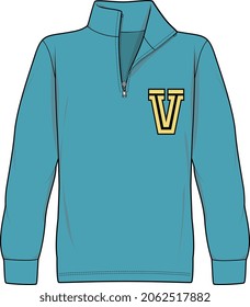 TURTLE NECK JACKET AND SWEATER FOR MEN AND BOYS VECTORS