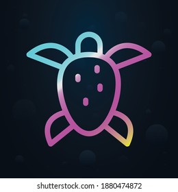 Turtle nolan icon. Simple thin line, outline vector of seaside icons for ui and ux, website or mobile application