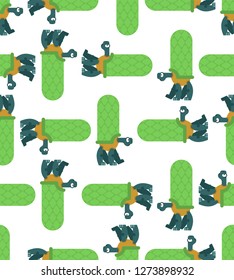Turtle pattern seamless. Amphibian background. Childrens cloth texture. Animal Ornament
