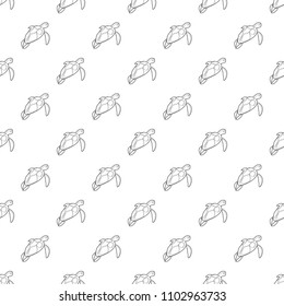 Turtle pattern vector seamless repeating for any web design