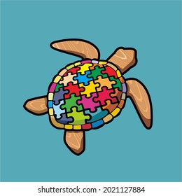 Turtle Puzzles for children's toys