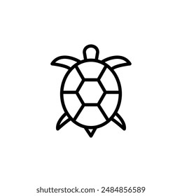 turtle sea animal icon logo