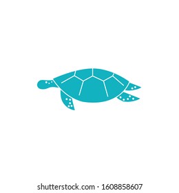 turtle sea life animal isolated icon vector illustration design