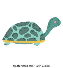 turtle sea life icon isolated