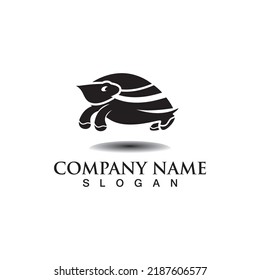 Turtle sea logo image design template animal vector