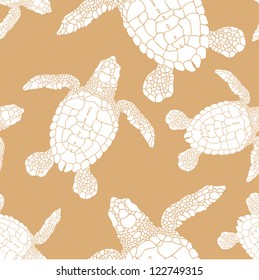 Turtle Seamless Pattern