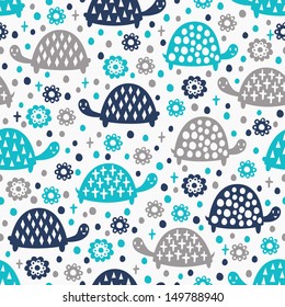 turtle seamless pattern 