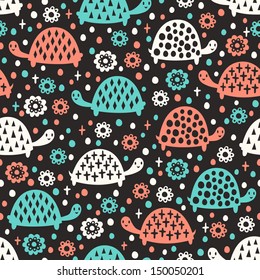 turtle seamless pattern 