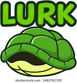 turtle shell cartoon lurk twitch emote