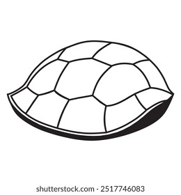 Turtle shell icon vector design

