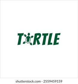 turtle shell logo vector. turtle walking amphibian animal design