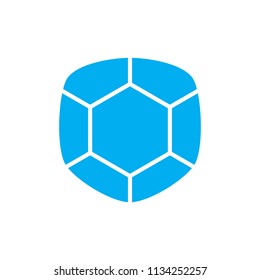Turtle shield vector logo icon