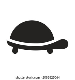 turtle silhouette illustration. vector, background, icon. very suitable for use in logos, websites, applications, apps and more.