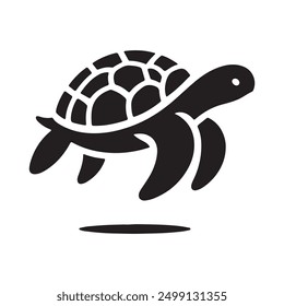 turtle silhouettes vector design, turtle icon