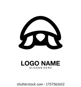 Turtle simple logo icon and symbol design inspiration vector illustration