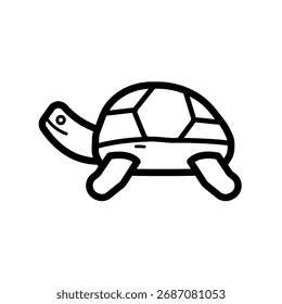 tartaruga - ícone de vetor simples	